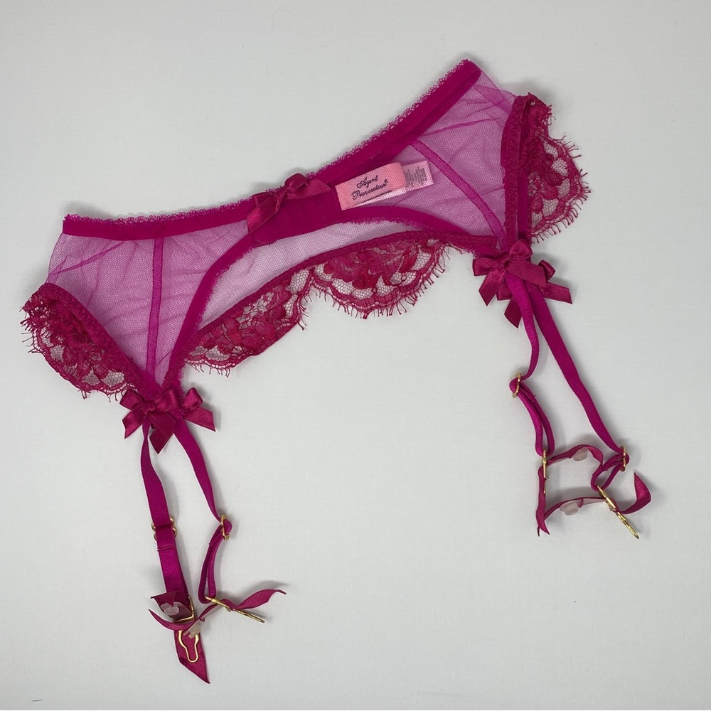 Agent Provocateur Piper Fuchsia Suspender AP3 Medium NWOT